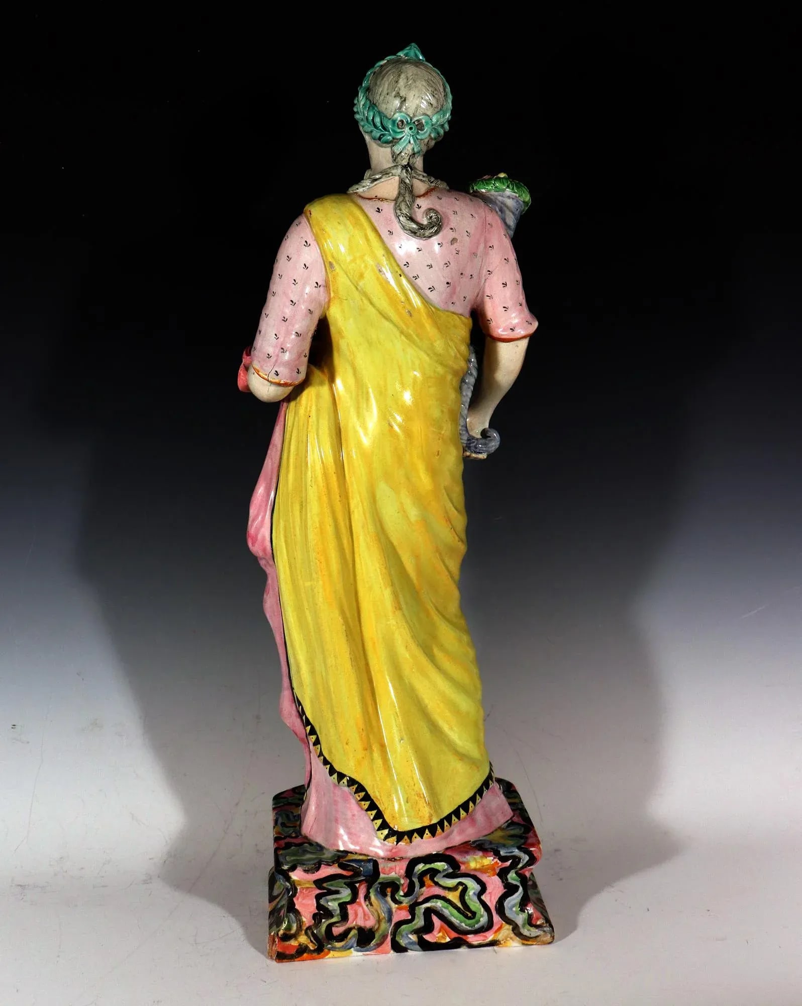 Large-Scale Staffordshire Pottery Pearlware Figure of Ceres (Plenty) - 10