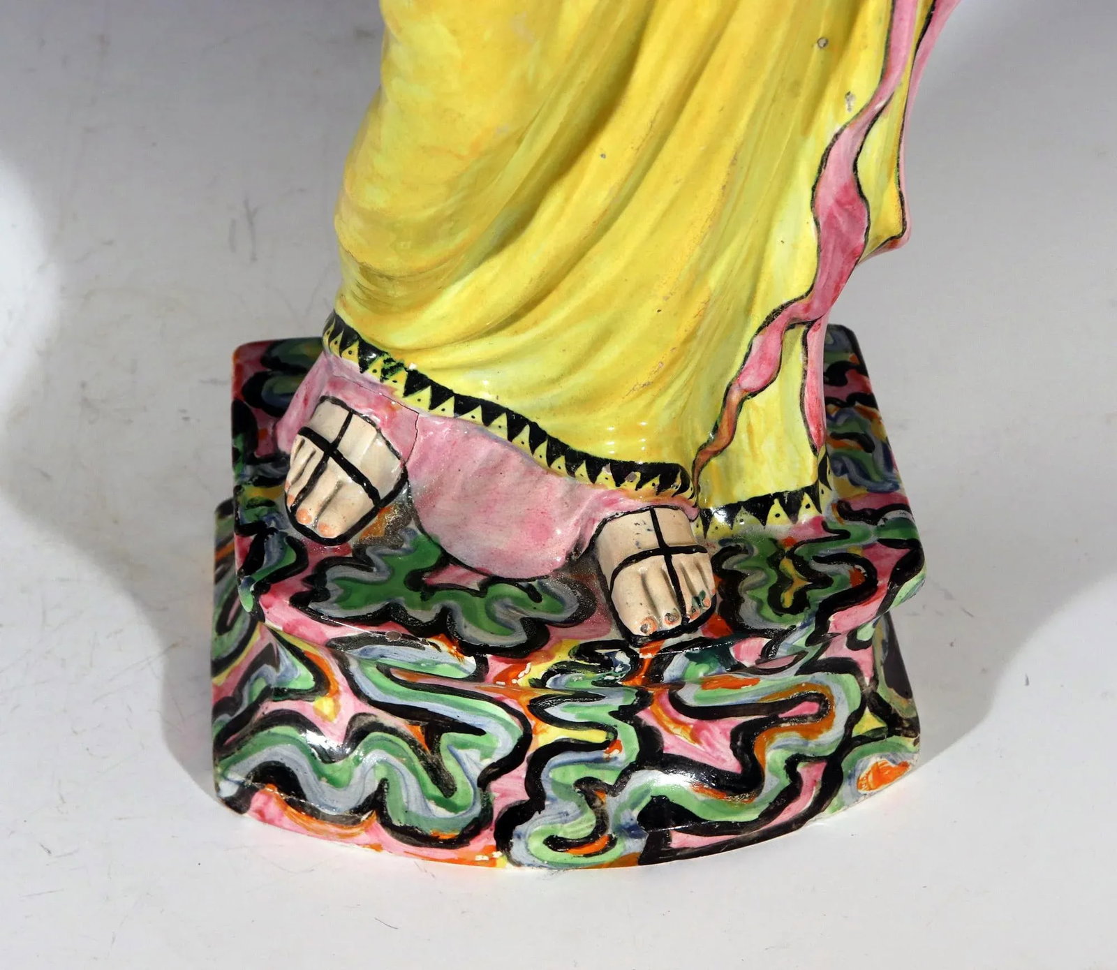 Large-Scale Staffordshire Pottery Pearlware Figure of Ceres (Plenty) - 12