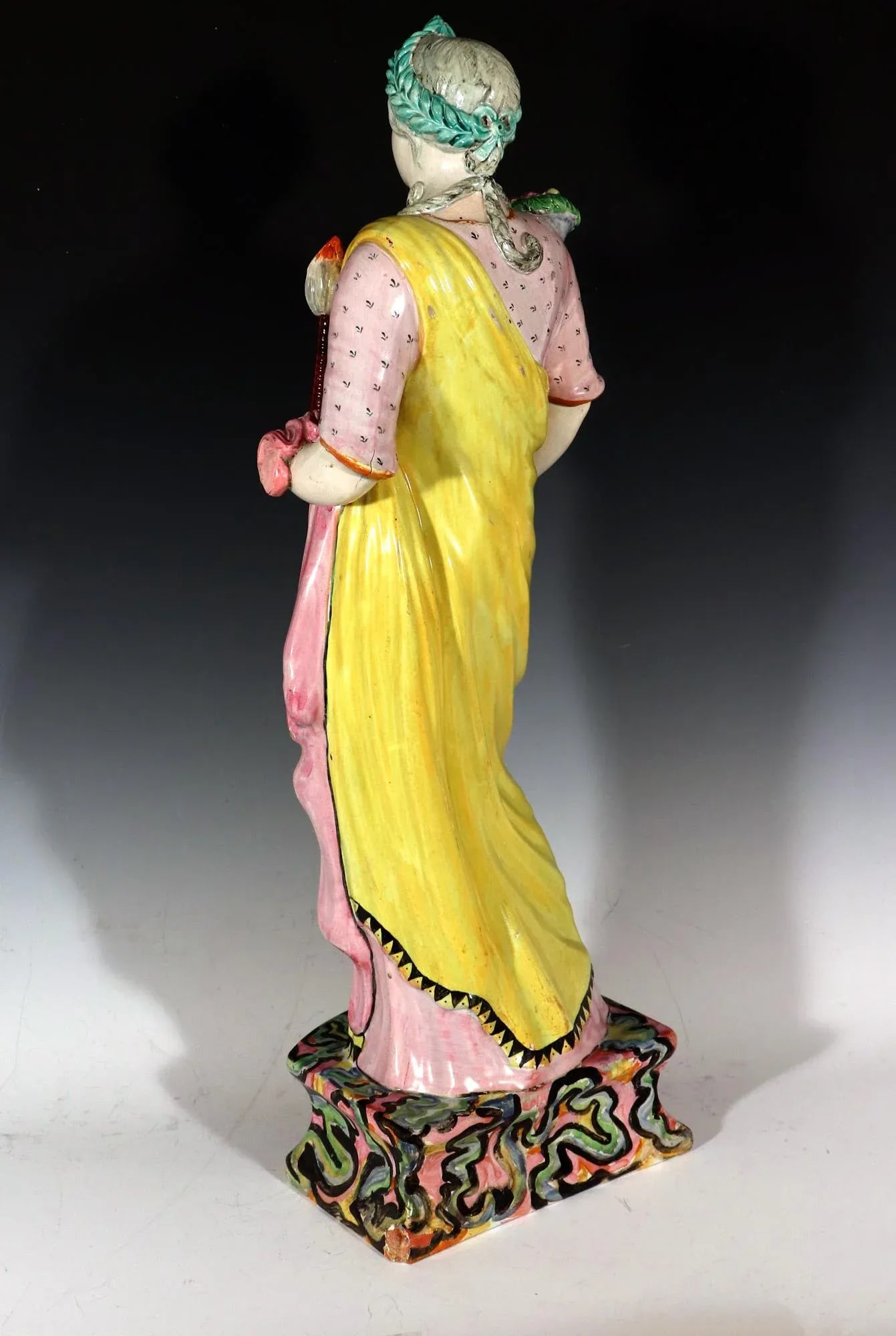 Large-Scale Staffordshire Pottery Pearlware Figure of Ceres (Plenty) - 8