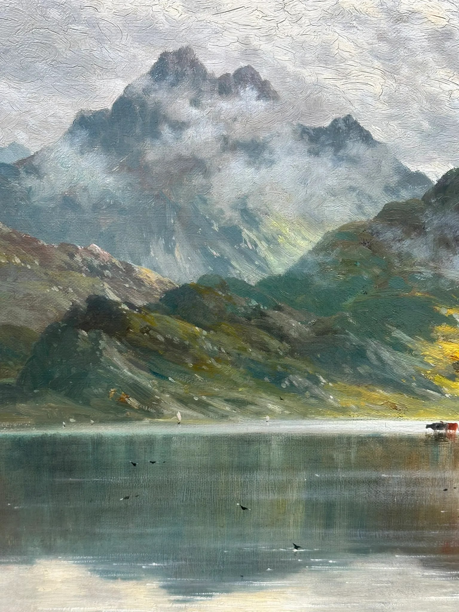 Alfred Fontville De Breanski Jr. (1877-1957) Uk. Original Oil Painting on Canvas - 4