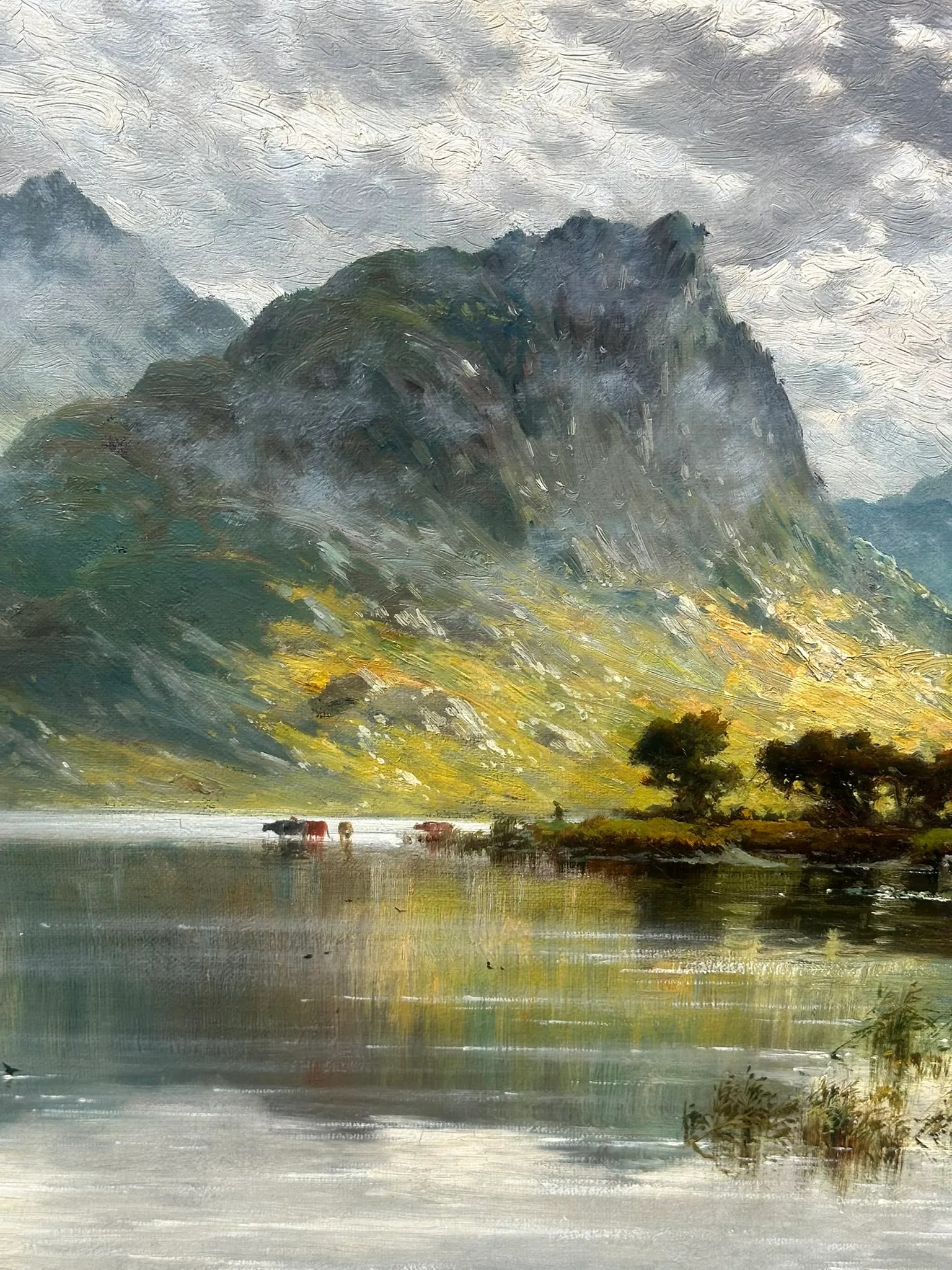 Alfred Fontville De Breanski Jr. (1877-1957) Uk. Original Oil Painting on Canvas - 7