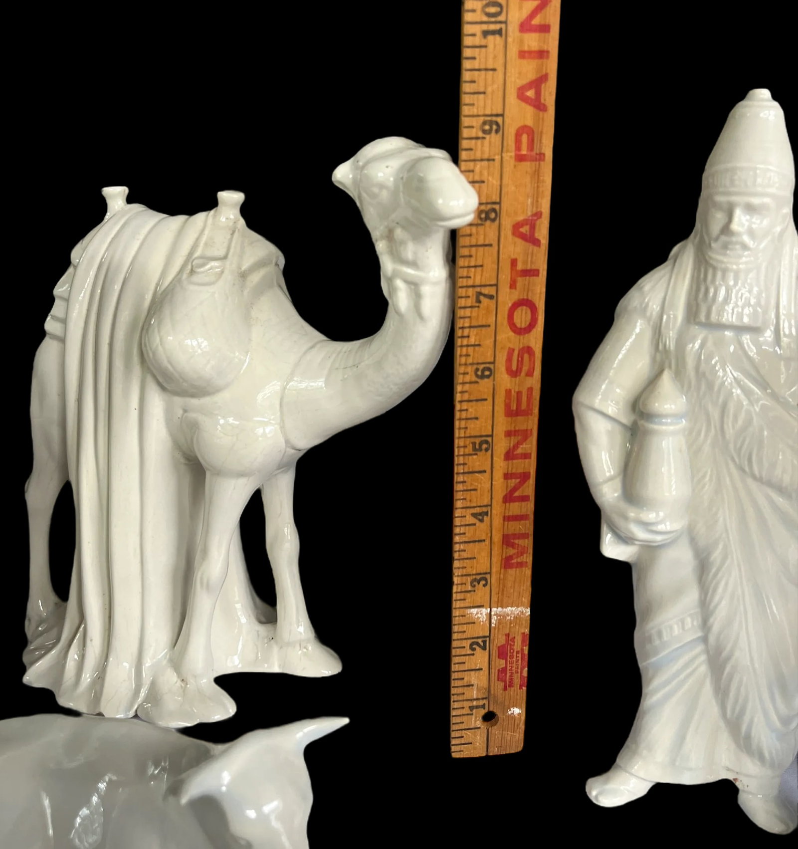 Vintage White Porcelain Nativity Scene Set – 10 Pieces - 6