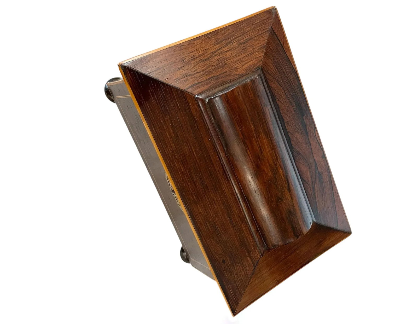 Regency Pagoda Top Sarcophagus Tea Caddy - 7