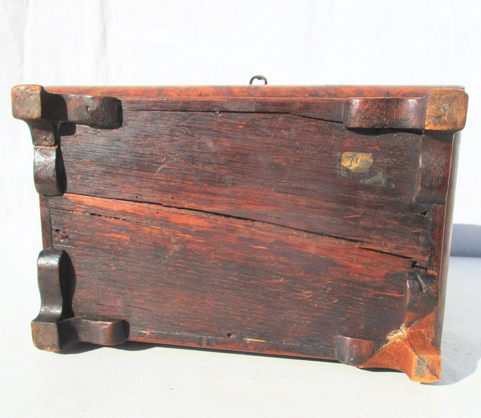 18th Century Dutch Bombay Burl Tea Caddy - 8