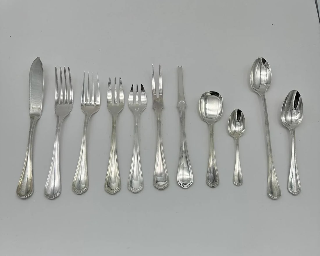Mid 20th Century Christofle French Silverplate in the Spatours Pattern- 307 Pieces - 3