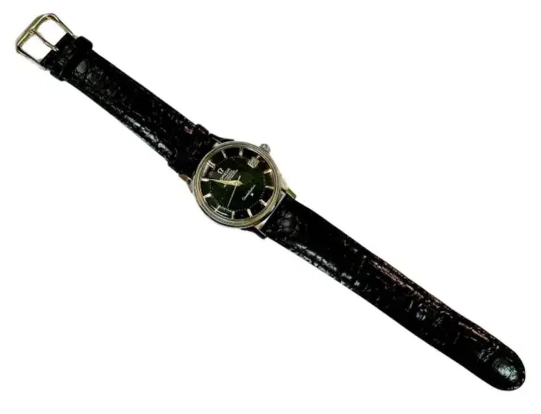 Vintage Omega Black Dial Constellation Watch - 7