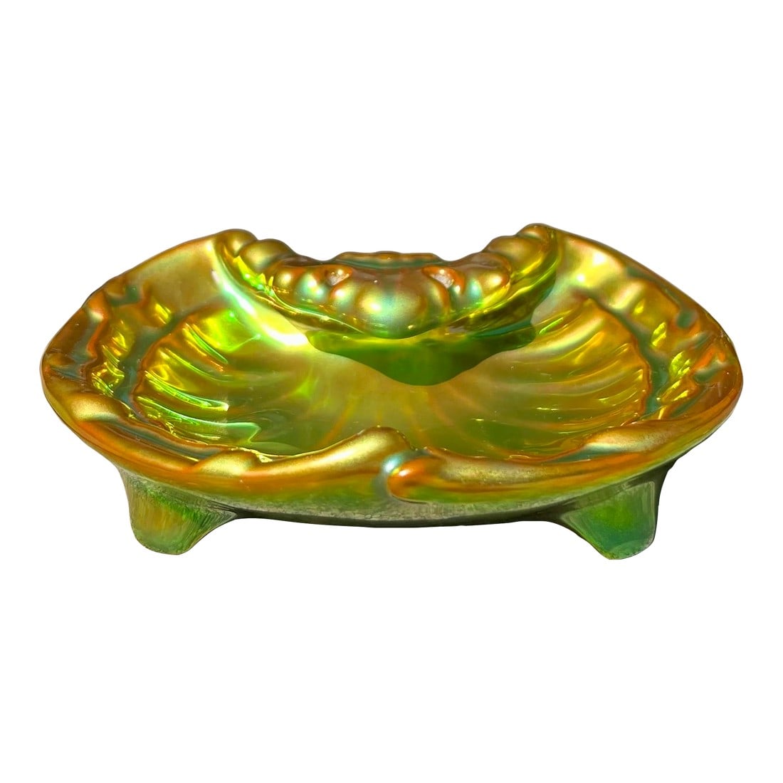 Zsolnay (Hungary) Eosin Shell Trinket Dish (1 of 8)