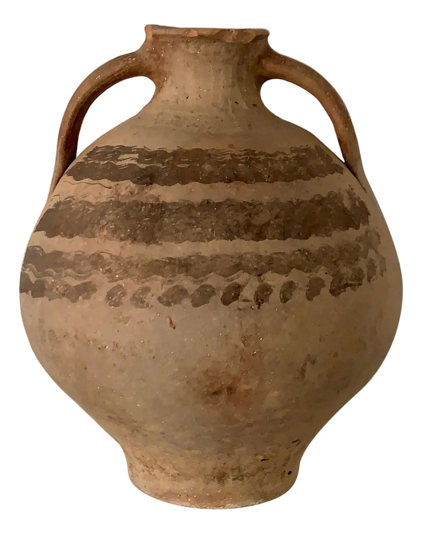 18th Century Bridal Jug Picher "Cantaro" from Calanda, Spain, Terracotta Vase (1 of 18)