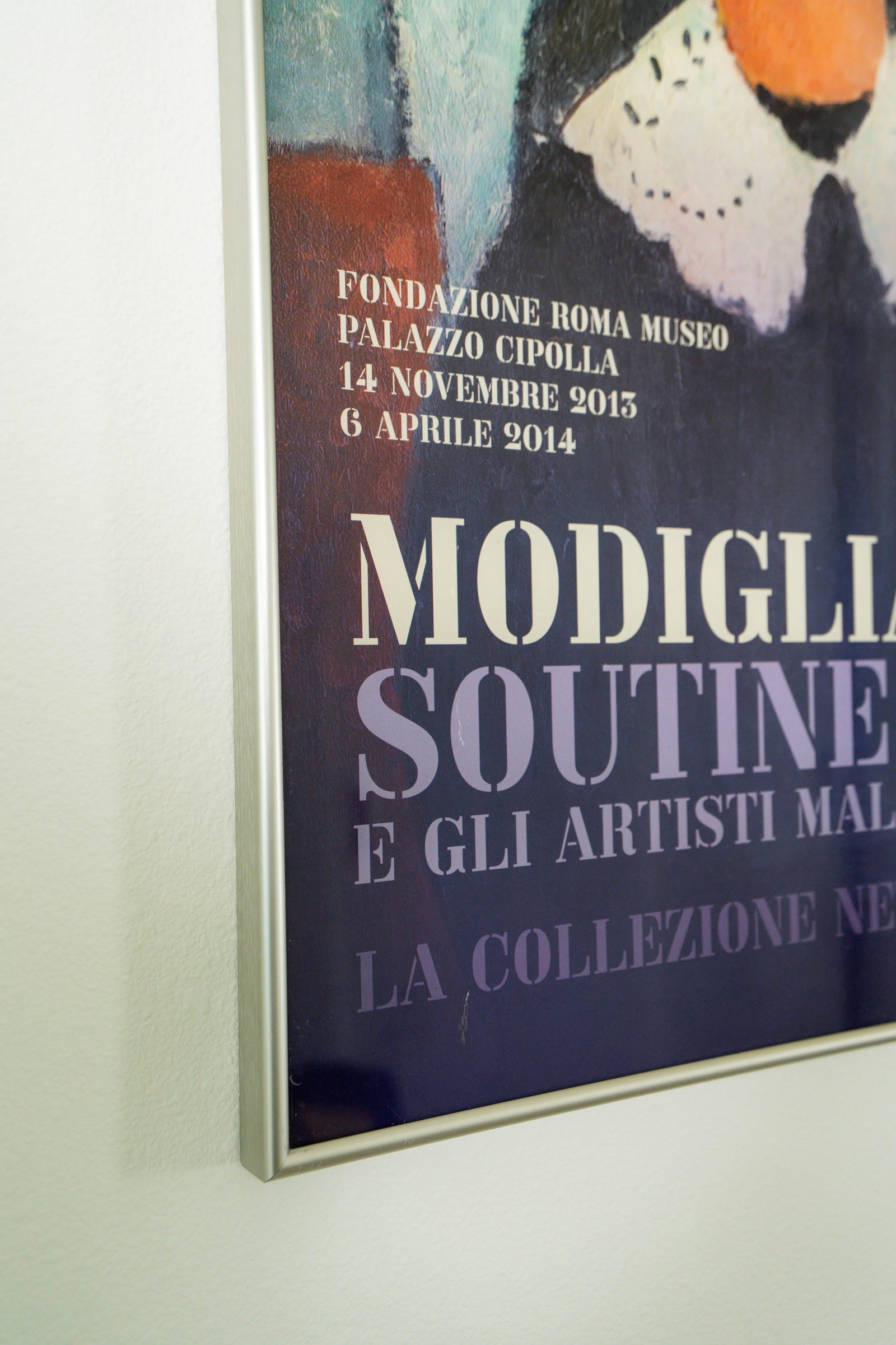 Vintage Framed Modigliani Exhibition Poster, Italian Museum Print - 4
