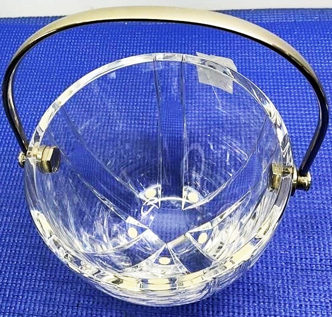 1990s Baccarat Neptune Crystal Ice Bucket - 6