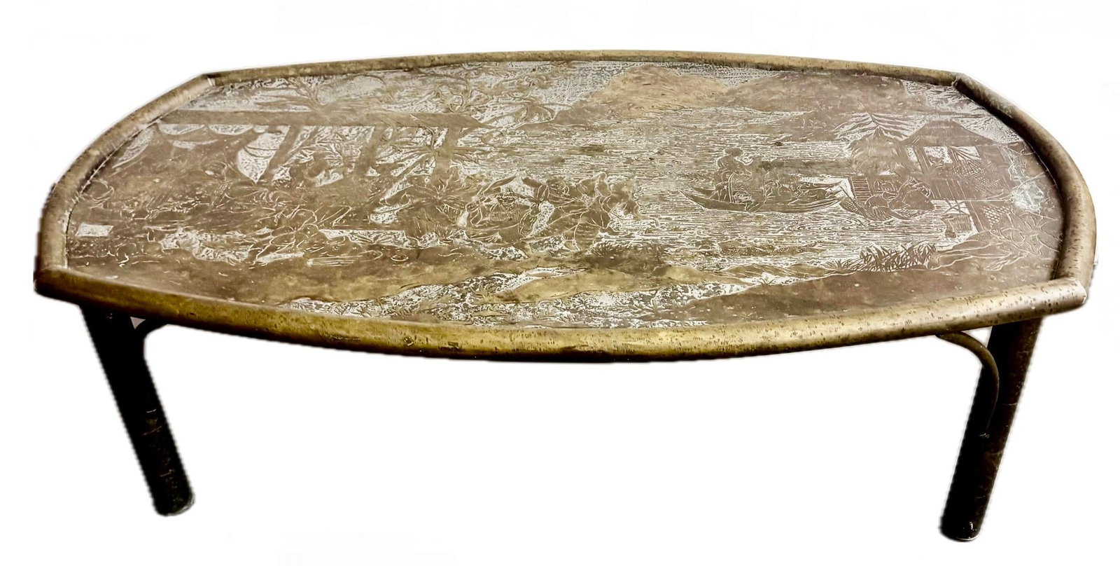 Philip and Kelvin LaVerne "T'ang Marriage" Bronze Coffee Table - 8