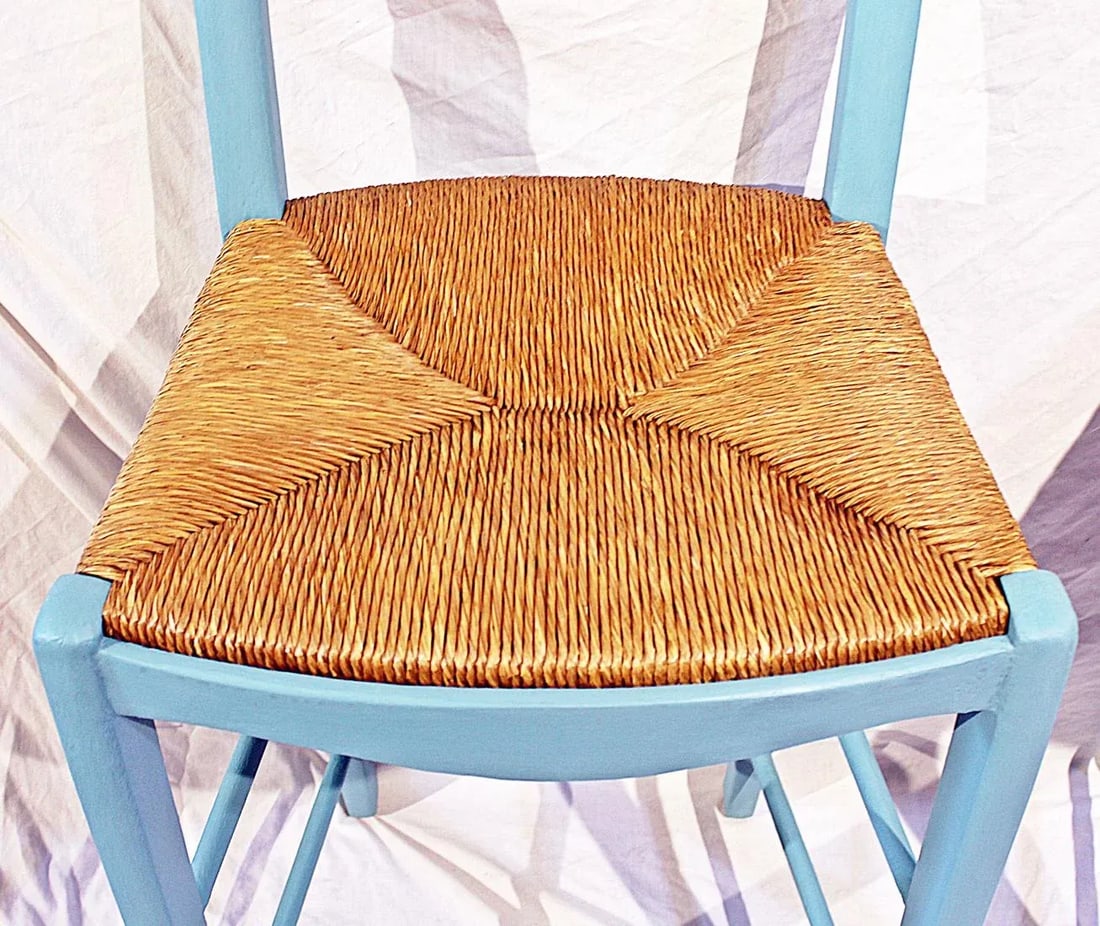 1980s Chalk Painted French Style Bar Stools - a Pair - 5