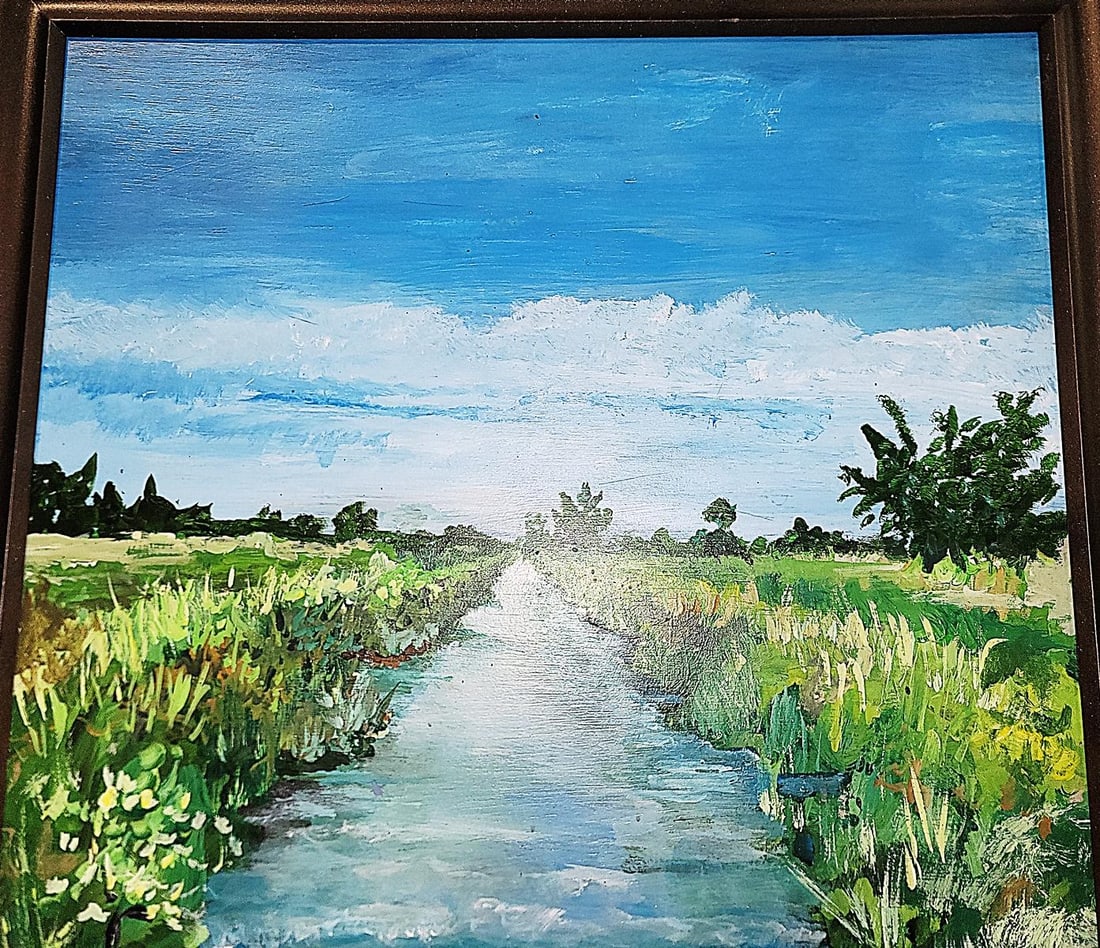 Original Florida Painting on Canvas, Dan Bennett - 3
