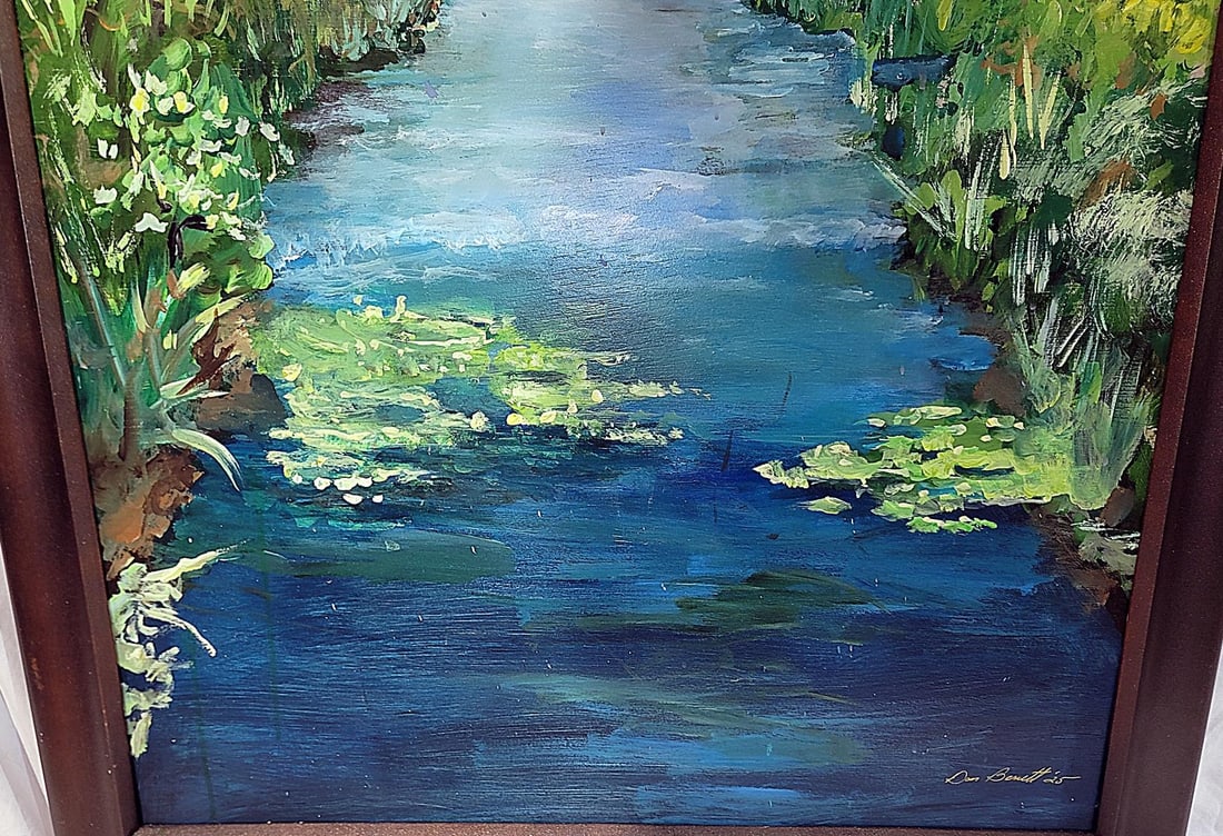 Original Florida Painting on Canvas, Dan Bennett - 4