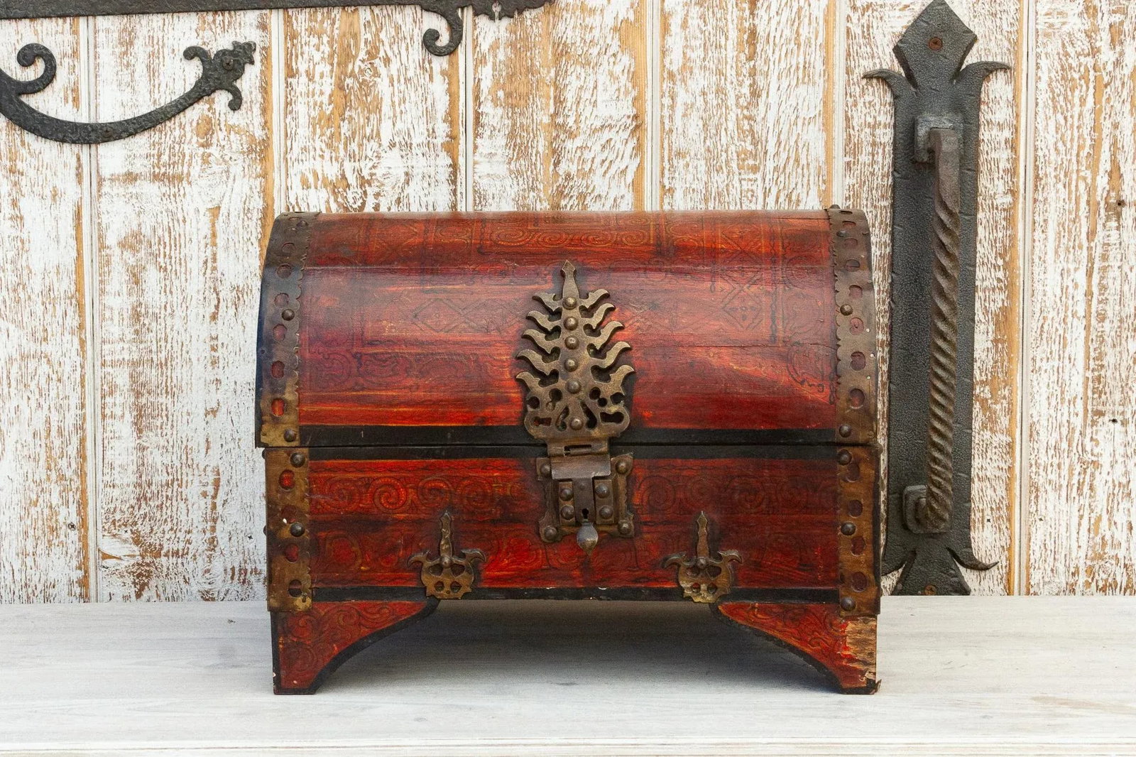Malabar Brass Fitted Box - 12