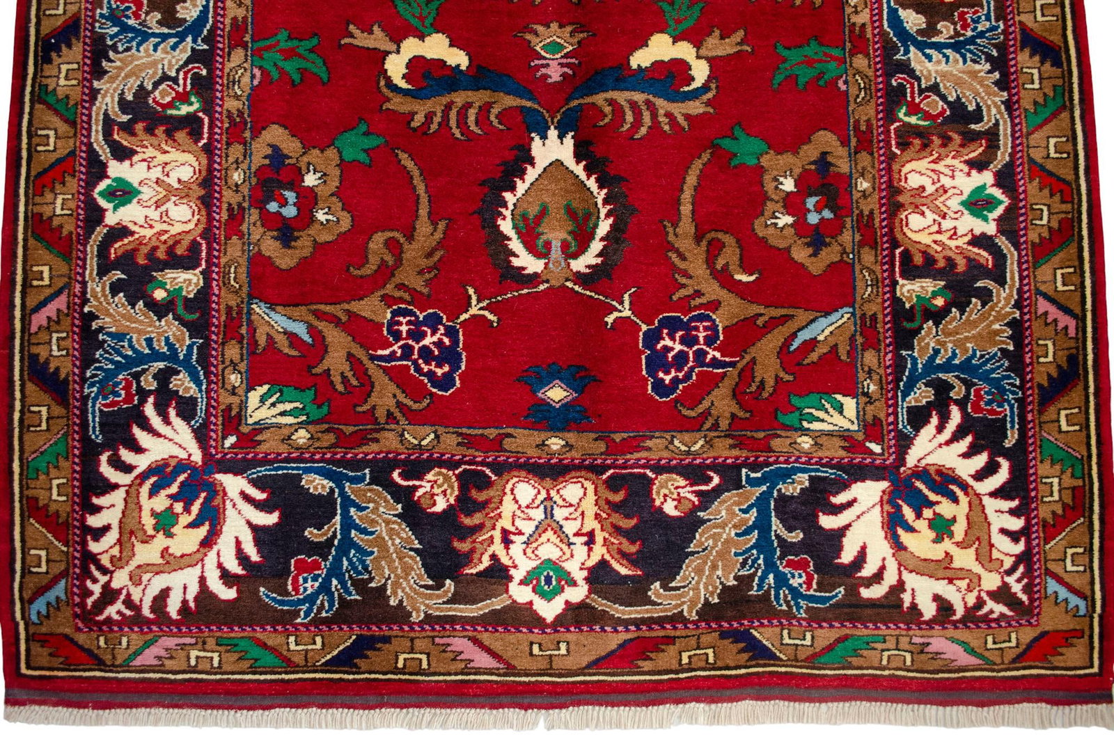 Hand-Knotted Oushak Rug New - 12