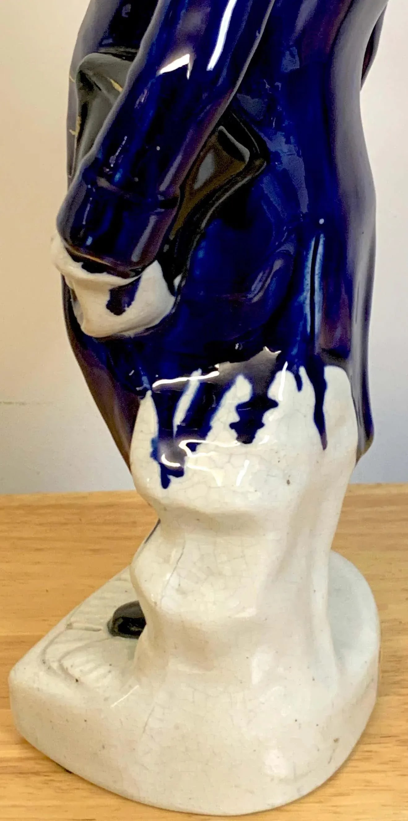 19th Century Staffordshire Portrait Figure of Standing Franklin - 5