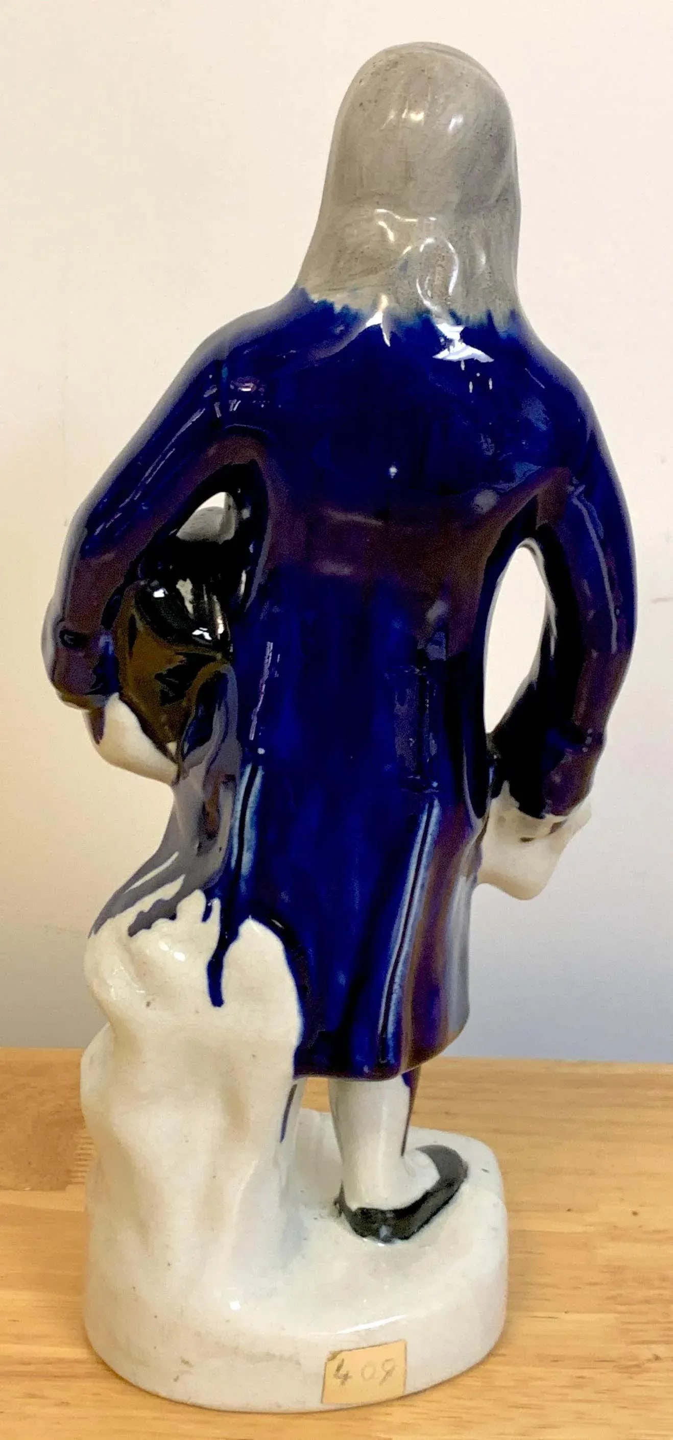19th Century Staffordshire Portrait Figure of Standing Franklin - 6