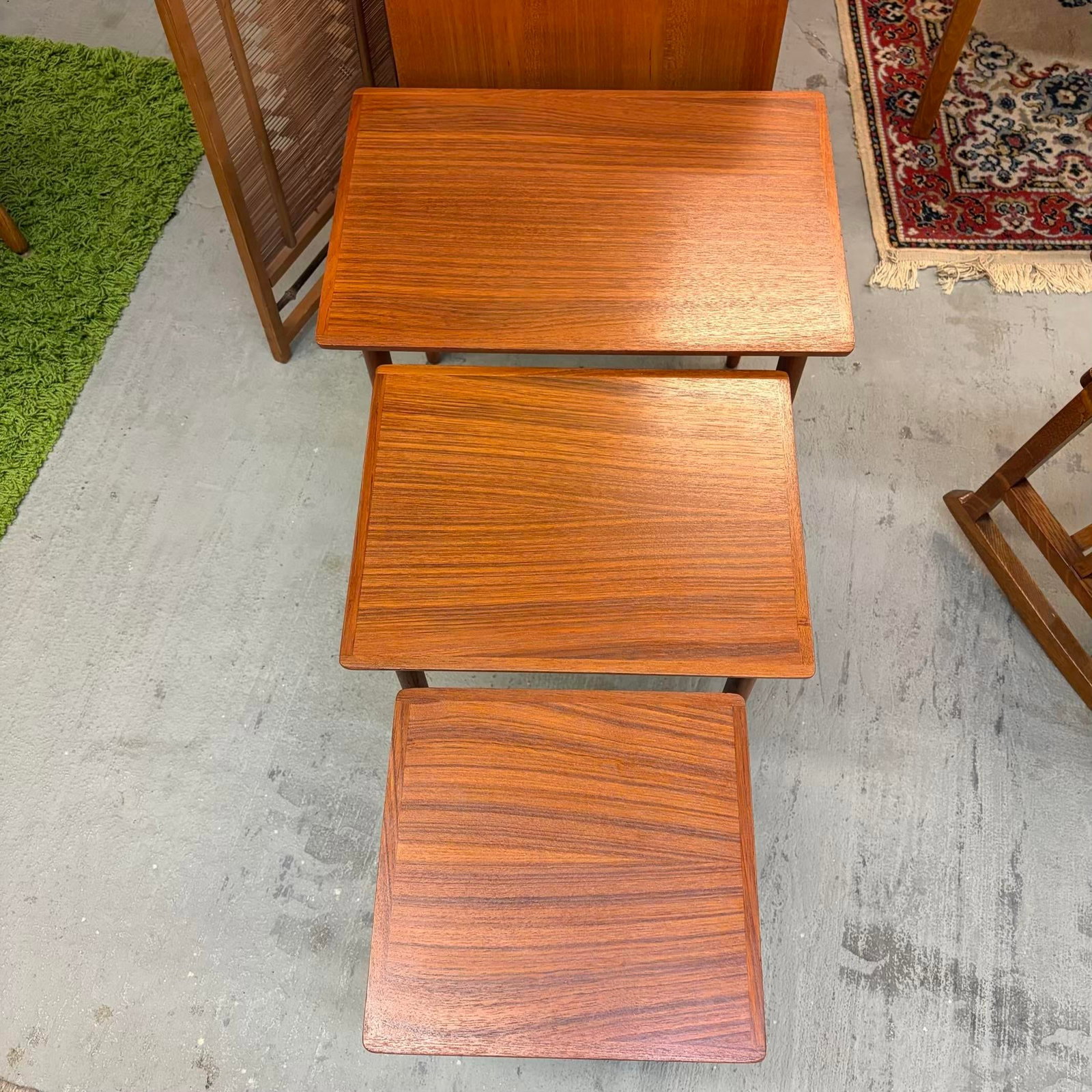 Bramin Mobler Danish Teak Nesting Tables - Set of 3 - 10