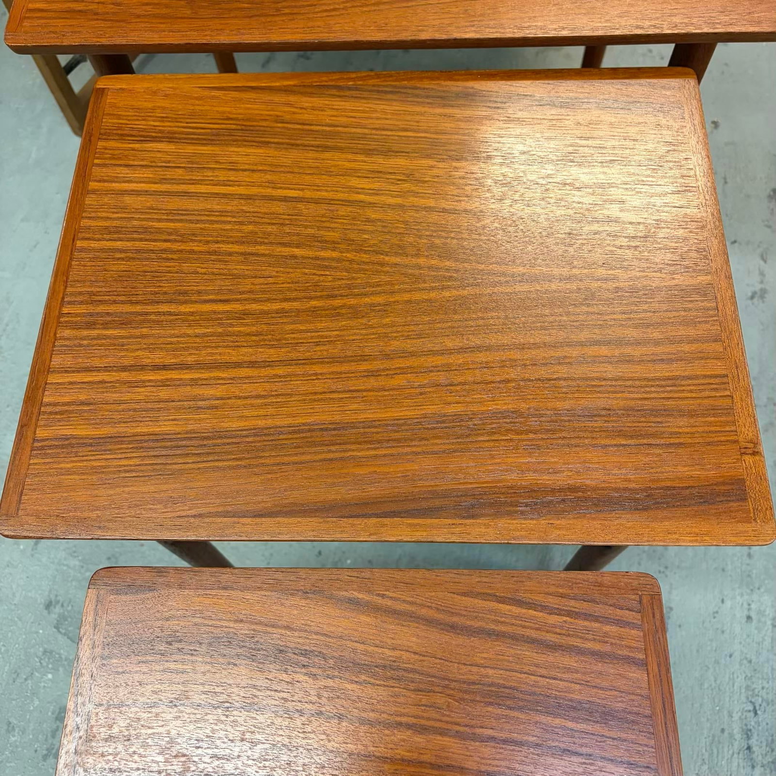 Bramin Mobler Danish Teak Nesting Tables - Set of 3 - 12
