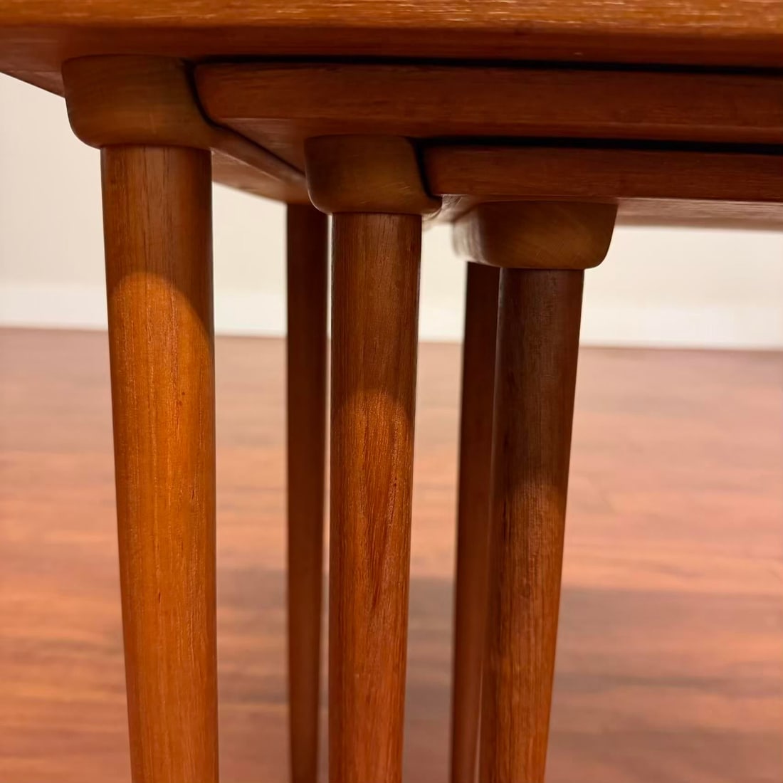 Bramin Mobler Danish Teak Nesting Tables - Set of 3 - 2