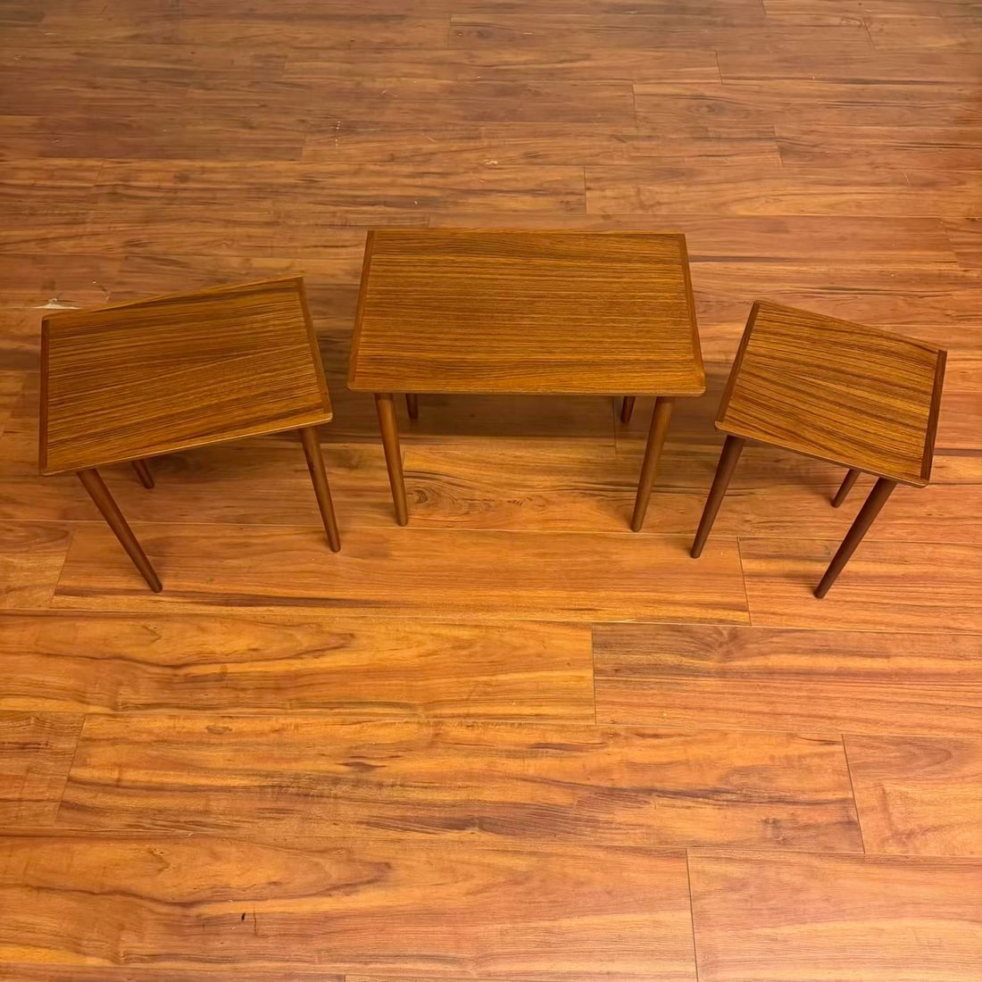 Bramin Mobler Danish Teak Nesting Tables - Set of 3 - 7