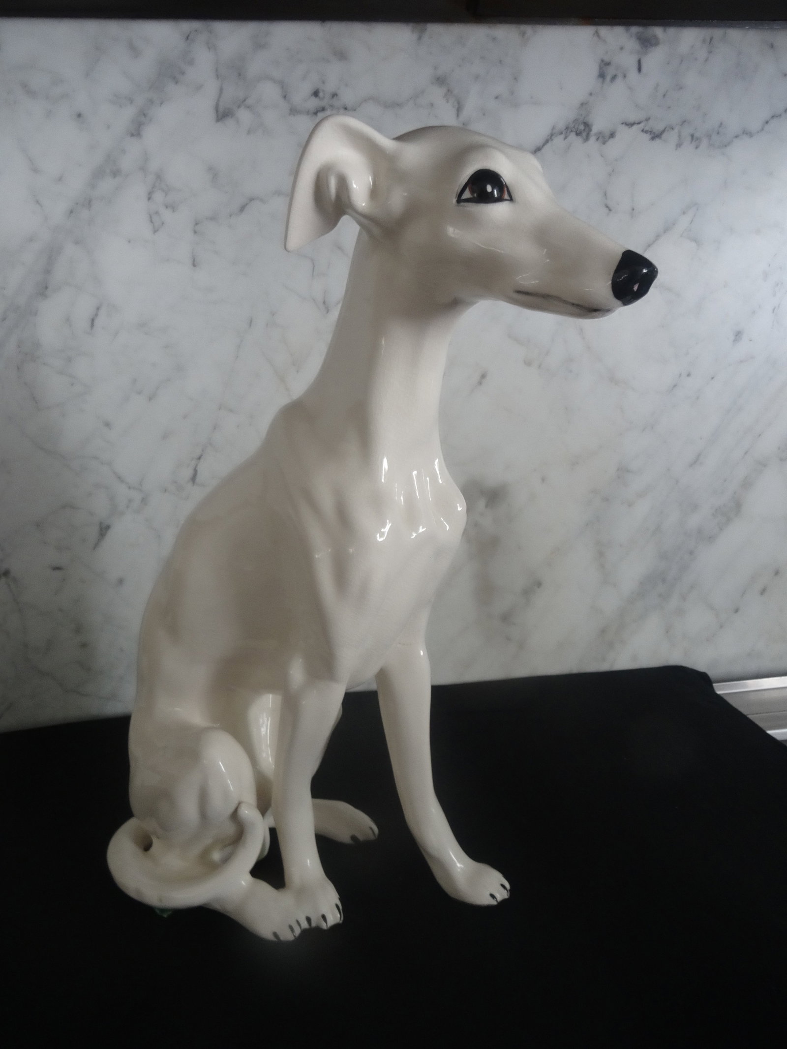 Vintage Porcelain Whippet - 3