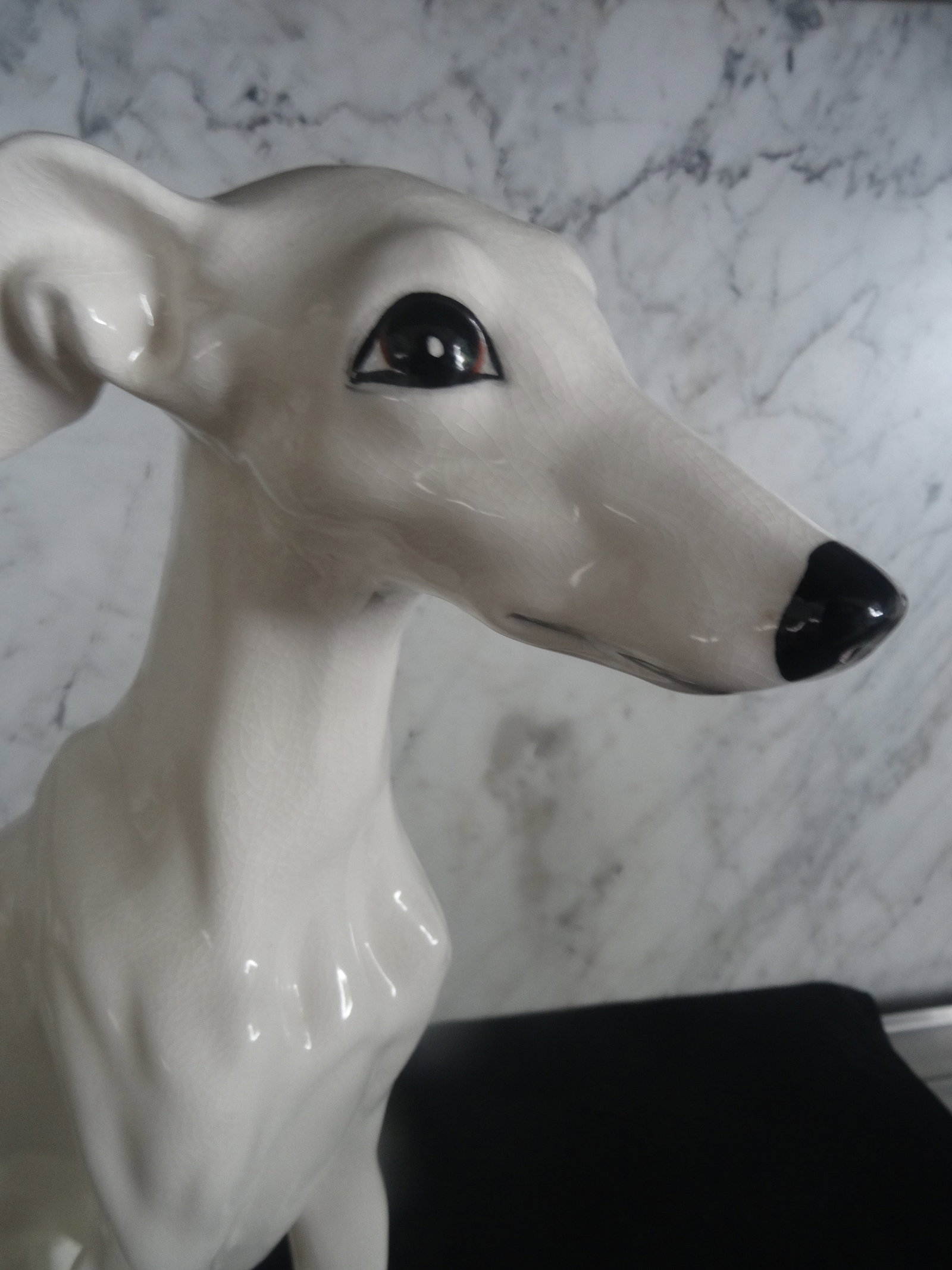 Vintage Porcelain Whippet - 4