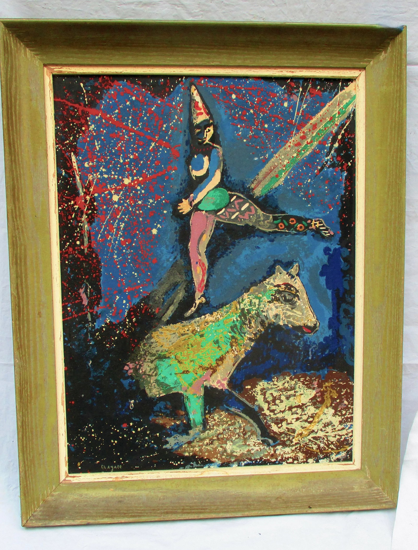 Marc Chagall Le Cirque Art Print Vintage 1950s' - 6