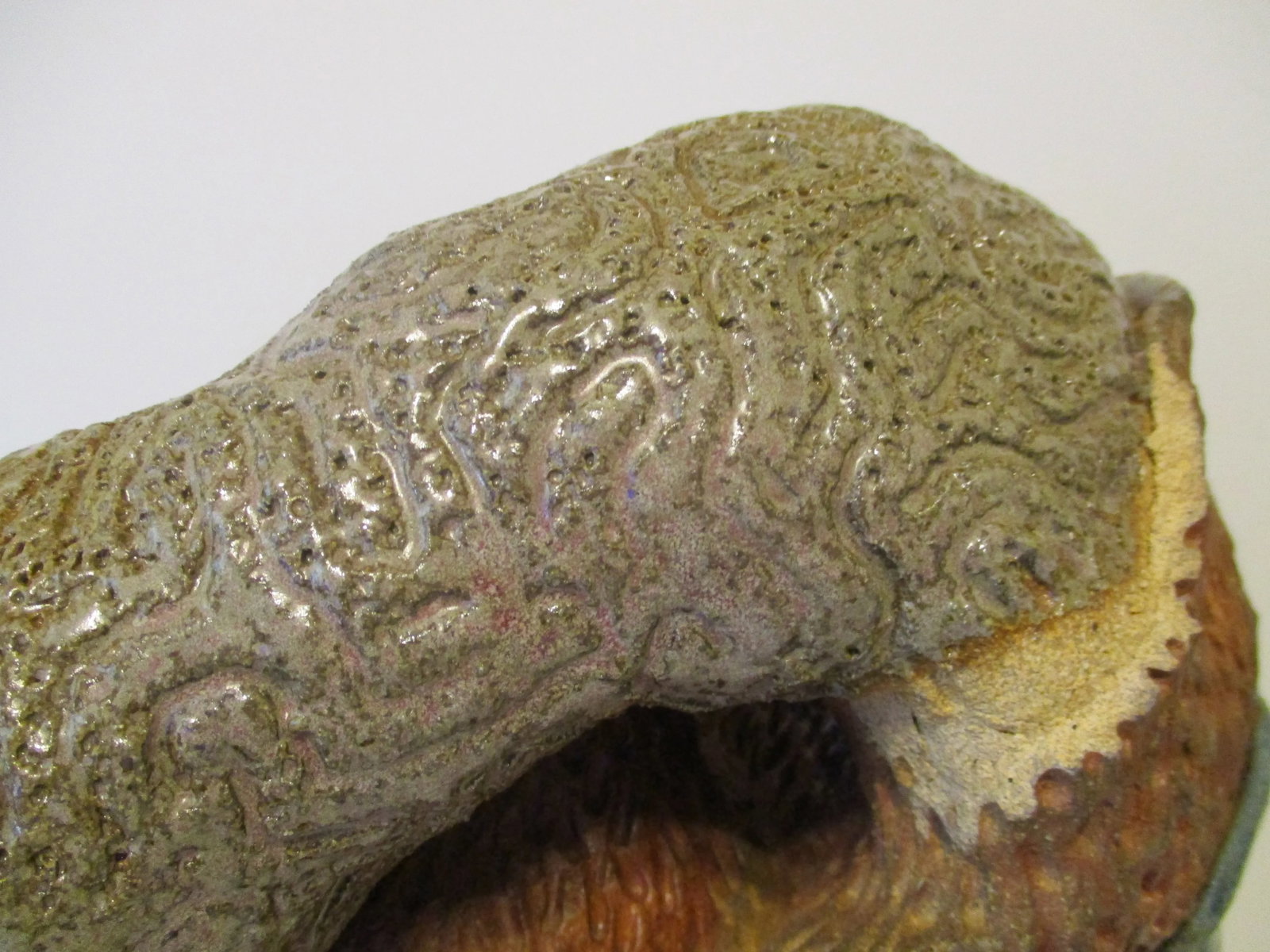 1990s Large Abstract Stone Sculpture of Underwater Anthropomorphic Sea Life - 12