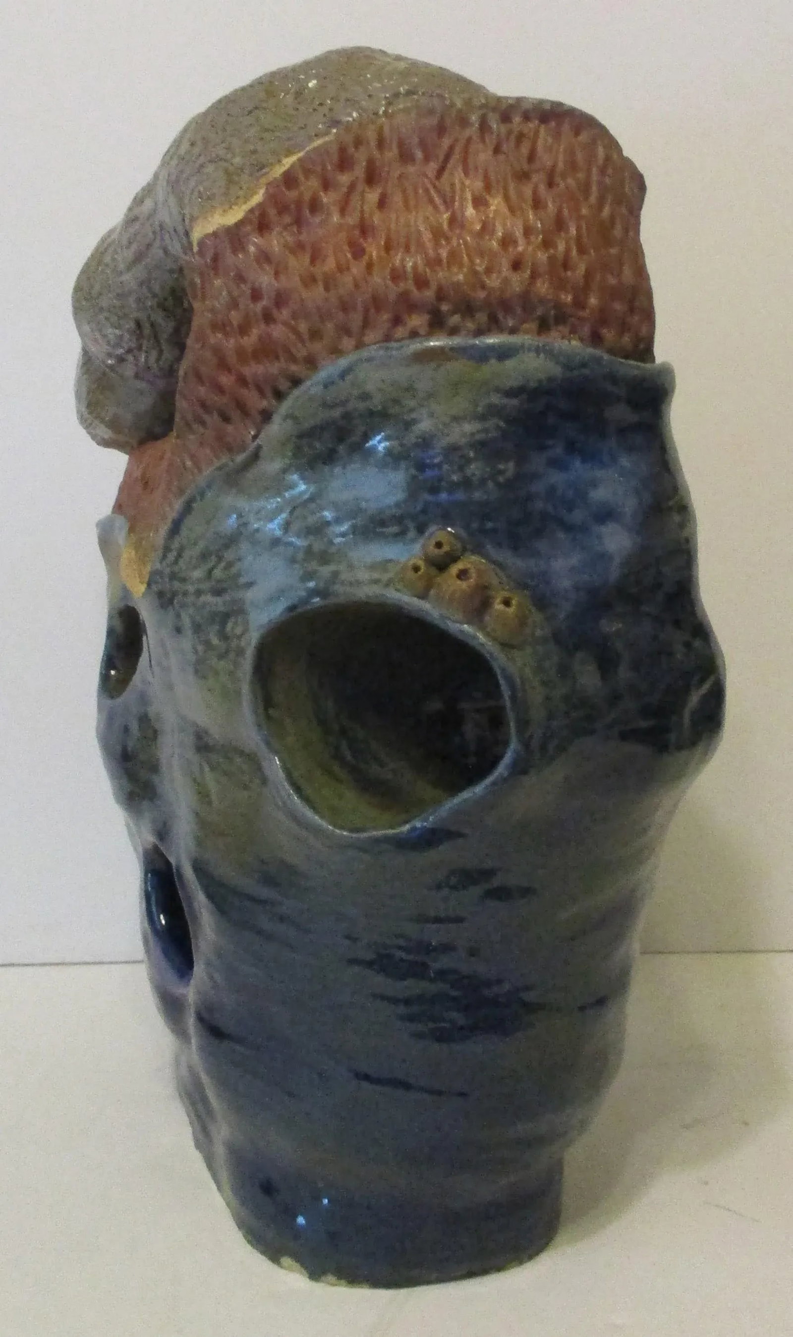 1990s Large Abstract Stone Sculpture of Underwater Anthropomorphic Sea Life - 4