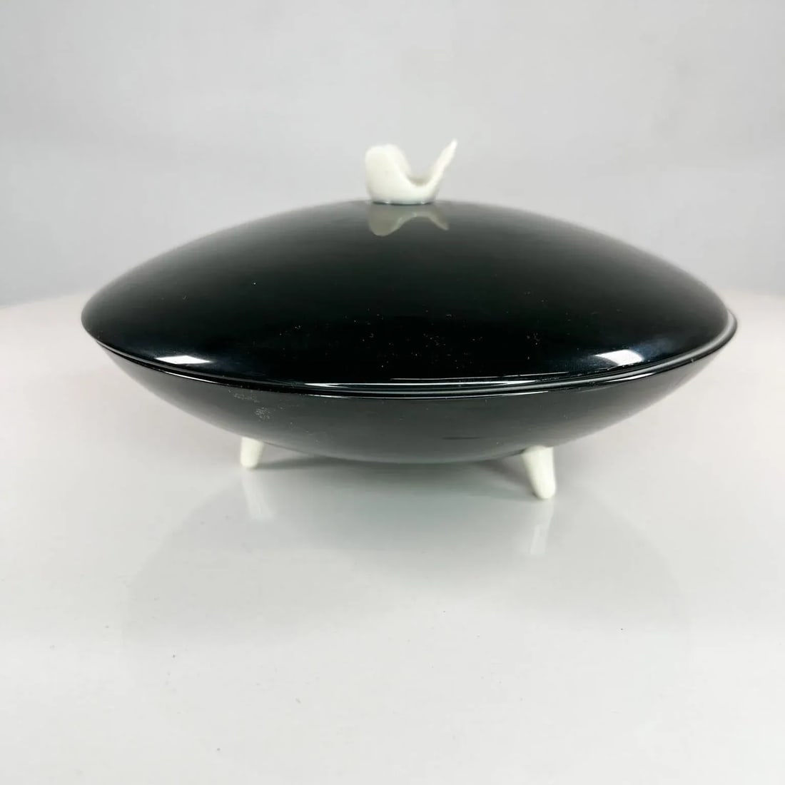 1950s Candy Dish B & W Franciscan Fine China - 8