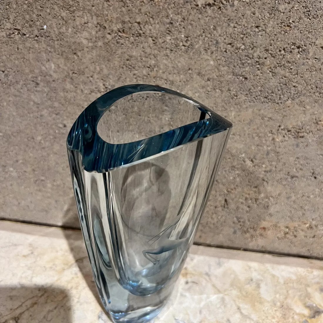 1950s Gunnar Nyland Strombergshyttan Vase Gazelle Crystal Art Glass Sweden - 4