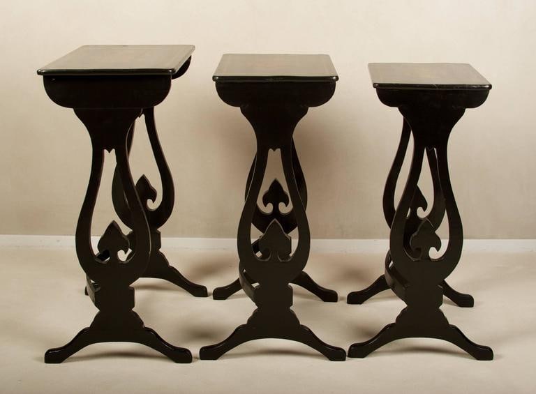 19th Century Regency Nesting Tables - Set of 3 - 6