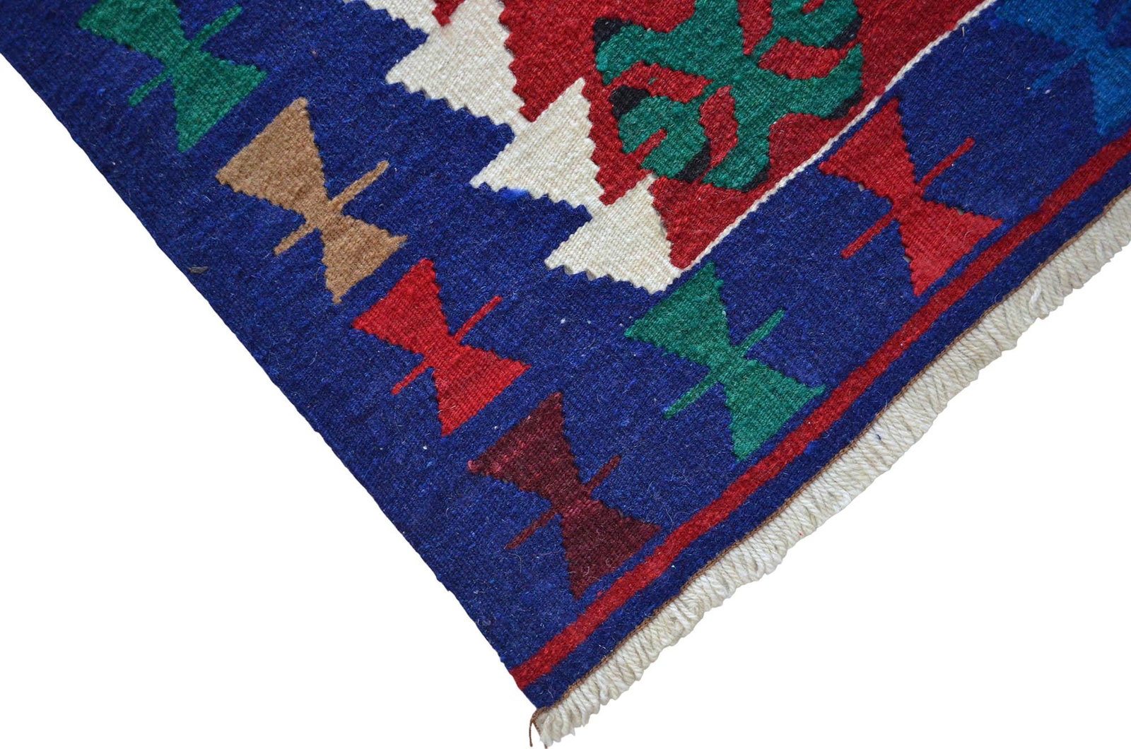 1970s Hand Woven Turkish Oushak Kilim Rug - 3"²4"³ × 5"²3"³ - 11