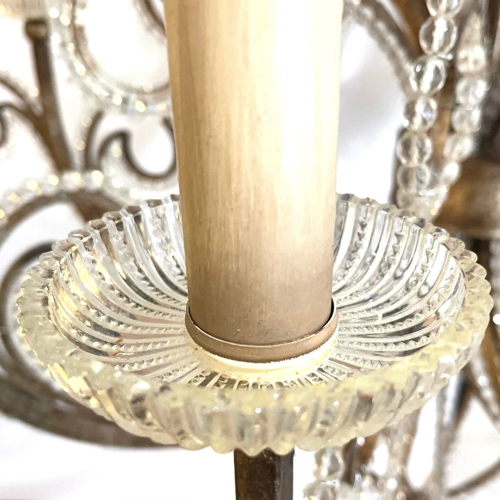 Beaded Crystal French 12 Light Chandelier by Fine Arts Lamps - 3