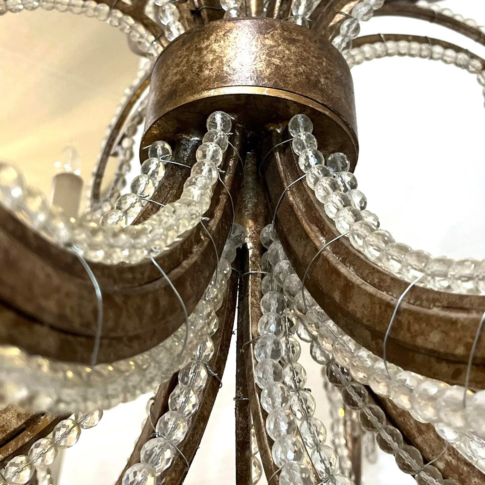 Beaded Crystal French 12 Light Chandelier by Fine Arts Lamps - 7