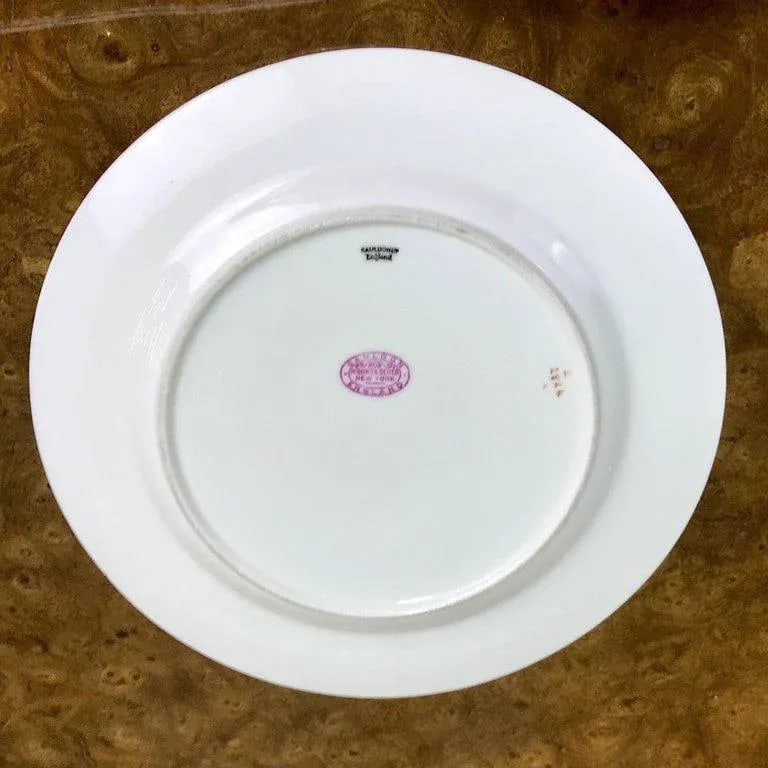 Cauldon First Class Steamship or Yacht Dessert Plates - Set of 12 - 6