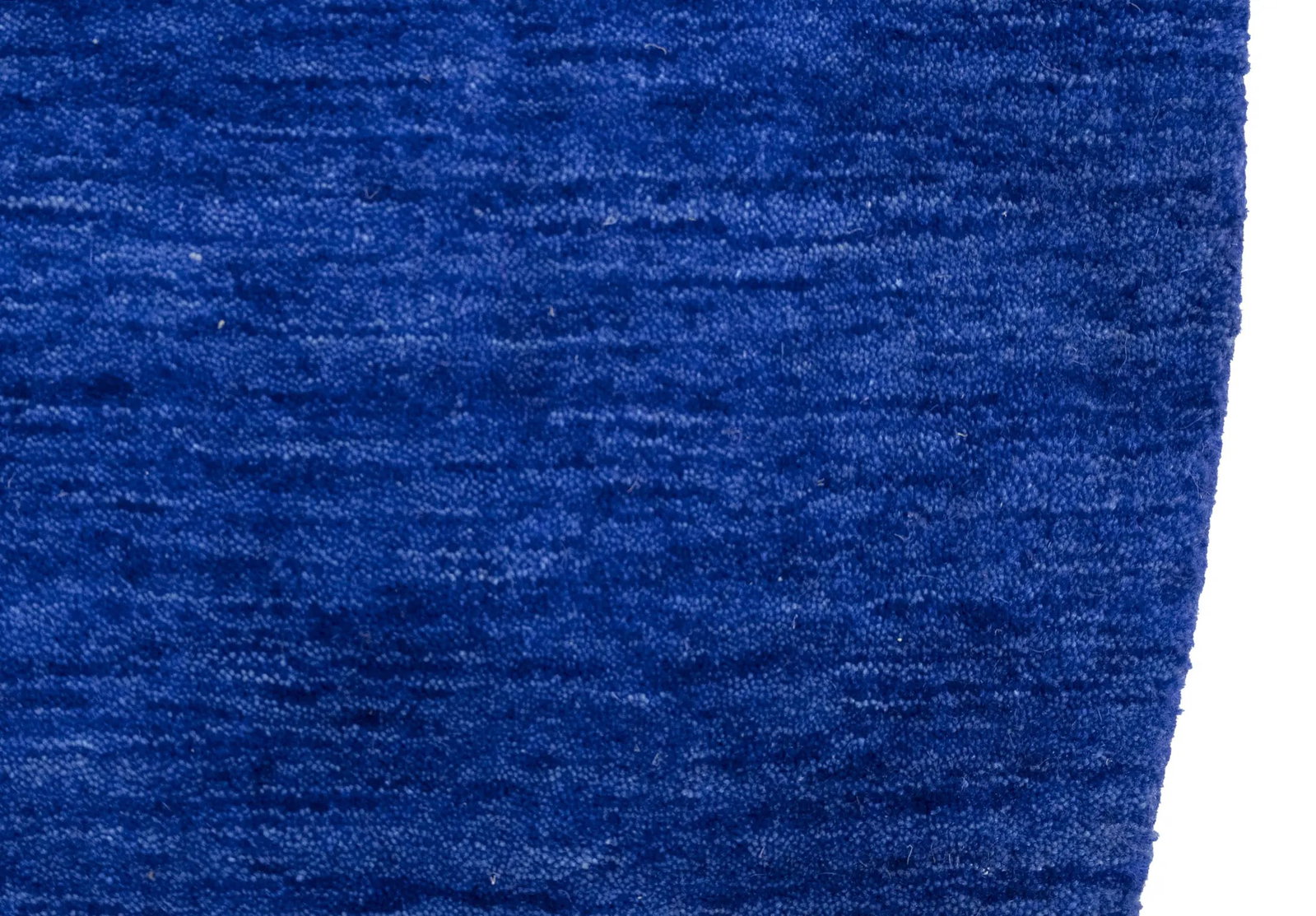 Solid Royal Blue Modern 8X8 Gabbeh Oriental Round Rug - 8