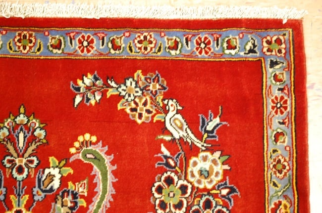 Persian KASHAN RUG 2'4"x3'2" - 4