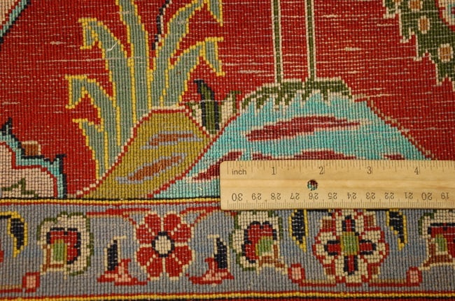 Persian KASHAN RUG 2'4"x3'2" - 8
