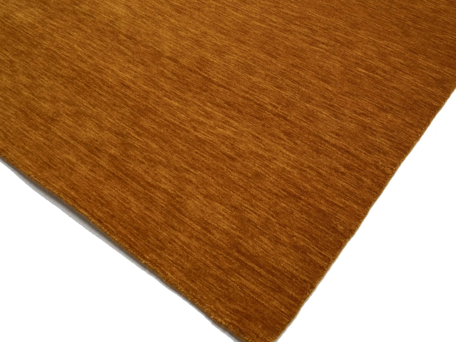 Orange Modern Solid 8X10 Gabbeh Oriental Rug - 11
