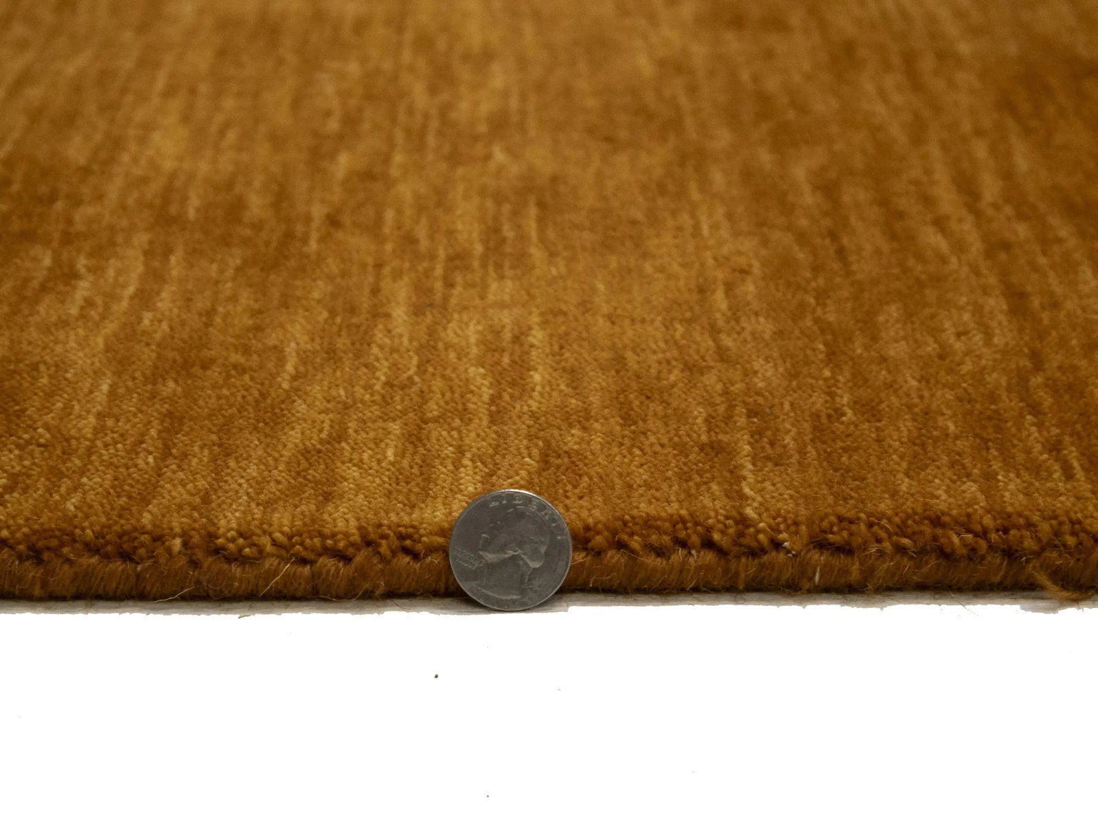 Orange Modern Solid 8X10 Gabbeh Oriental Rug - 12