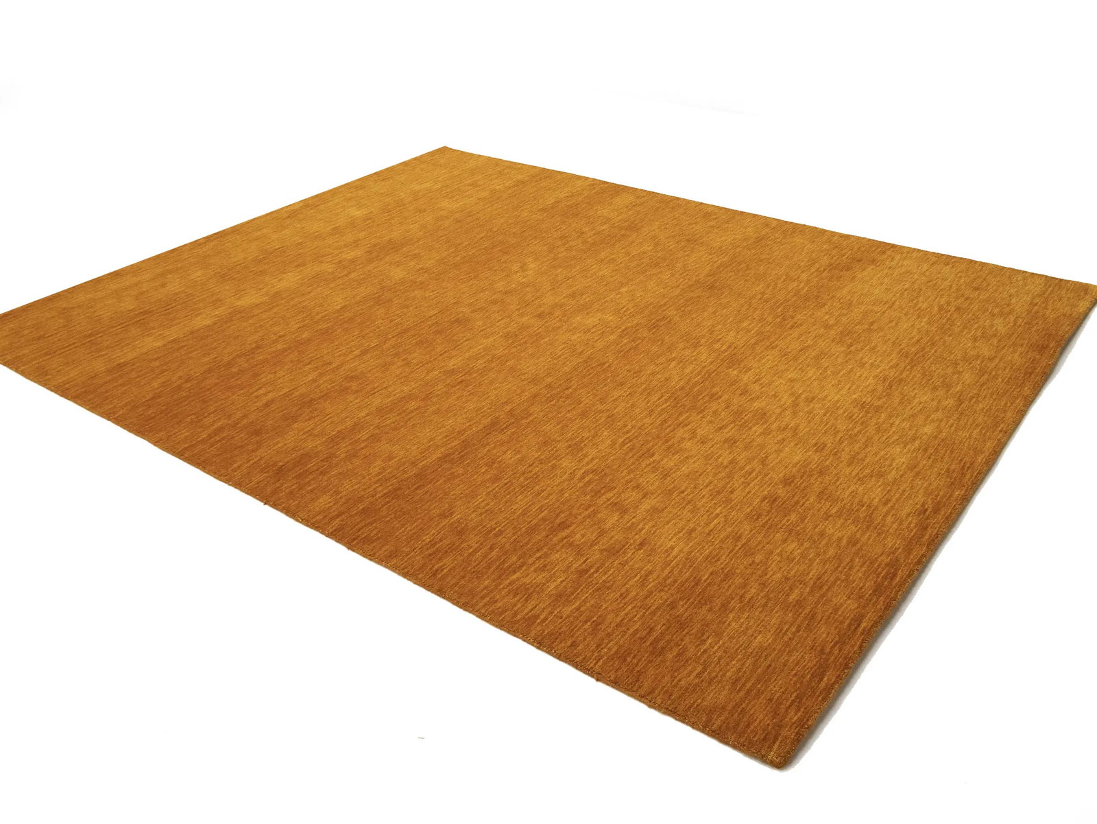 Orange Modern Solid 8X10 Gabbeh Oriental Rug - 4