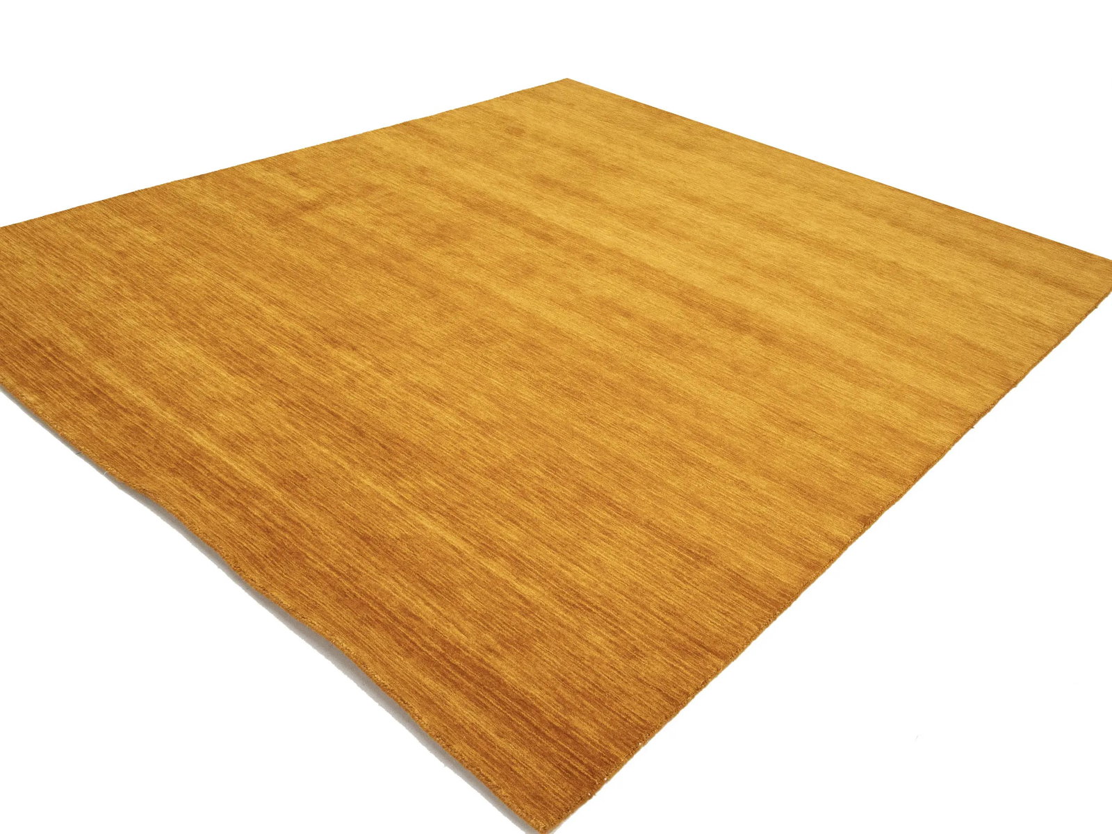 Orange Modern Solid 8X10 Gabbeh Oriental Rug - 5