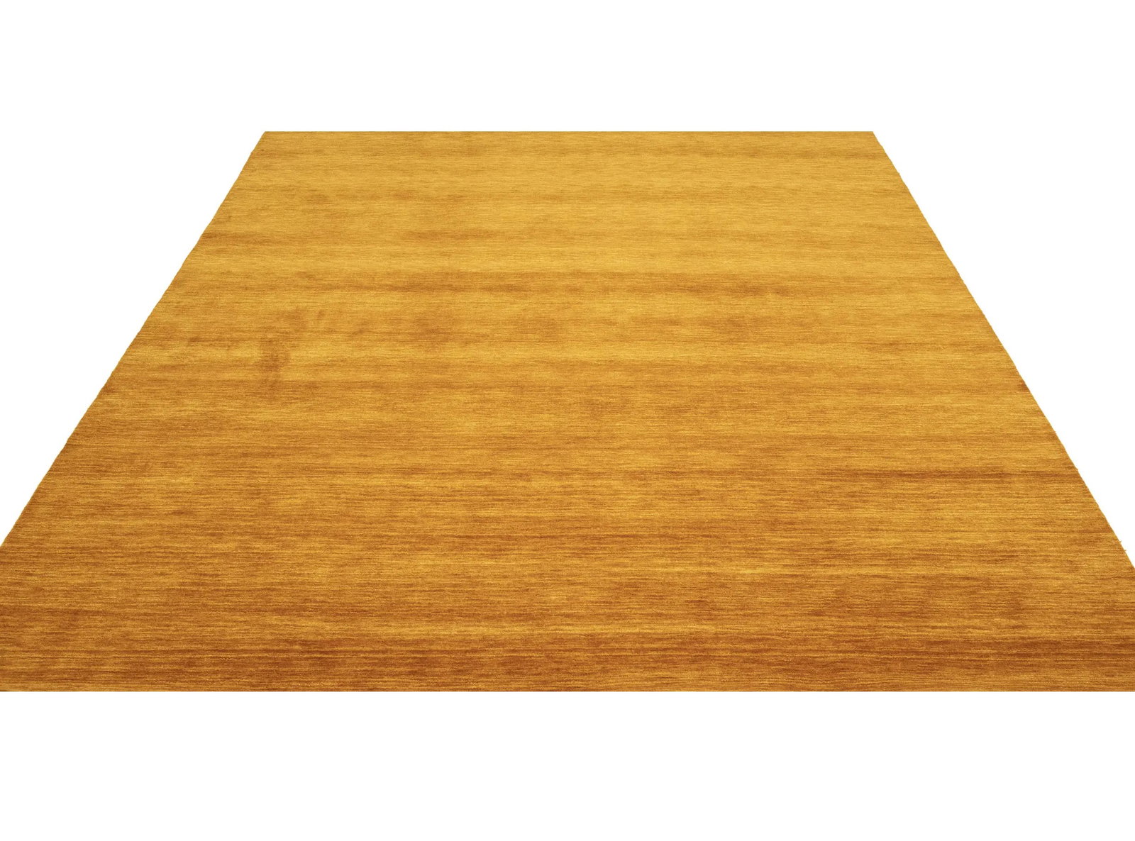 Orange Modern Solid 8X10 Gabbeh Oriental Rug - 6