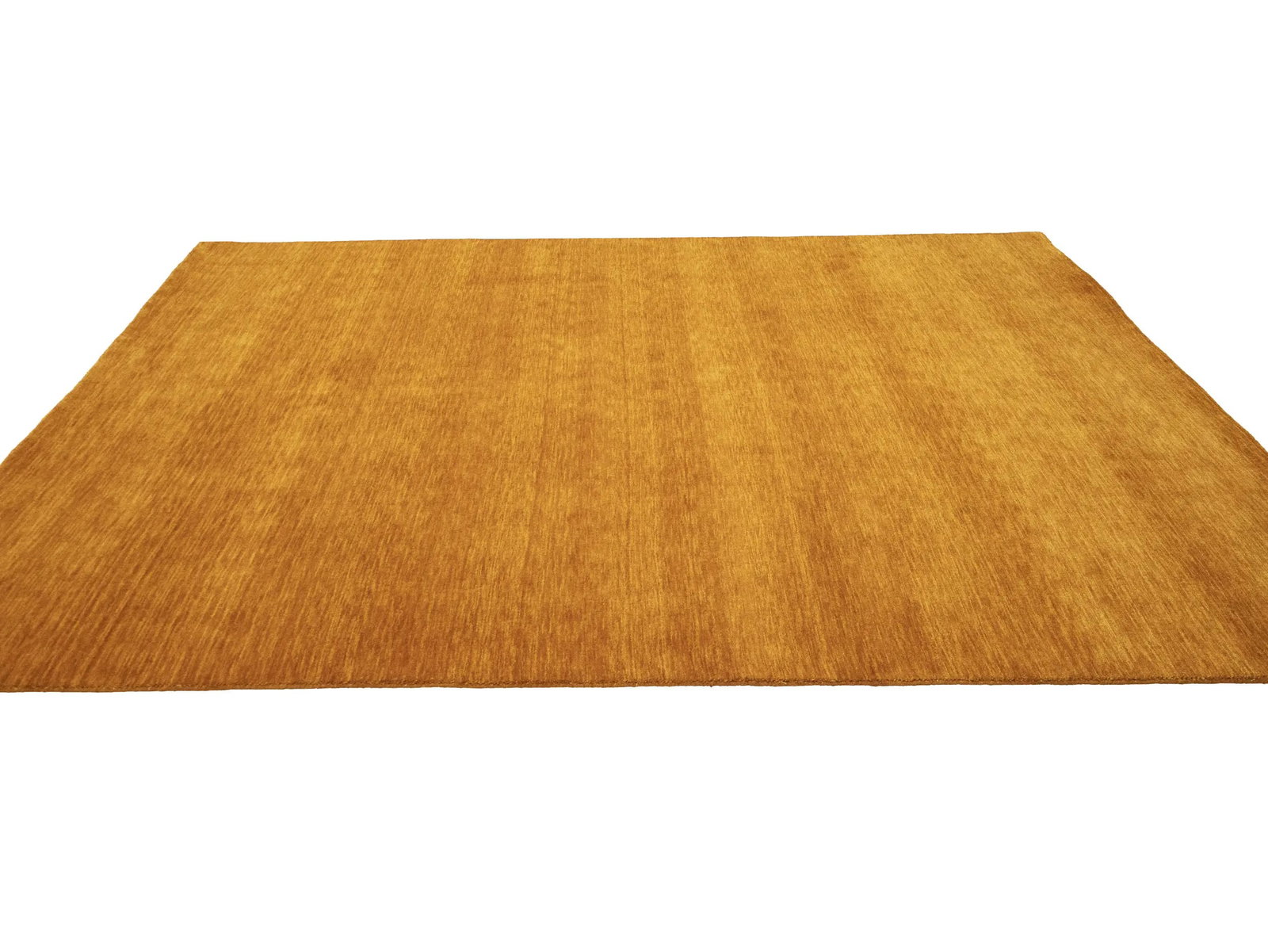 Orange Modern Solid 8X10 Gabbeh Oriental Rug - 7