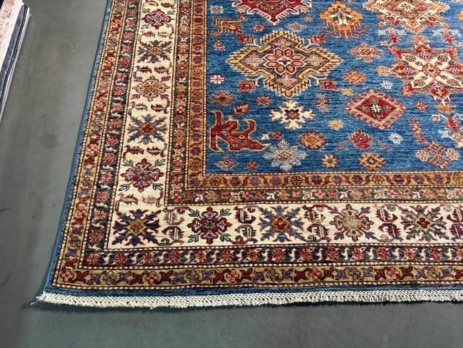 Magnificent Super Kazak Rug 7.9x9.9 - 2