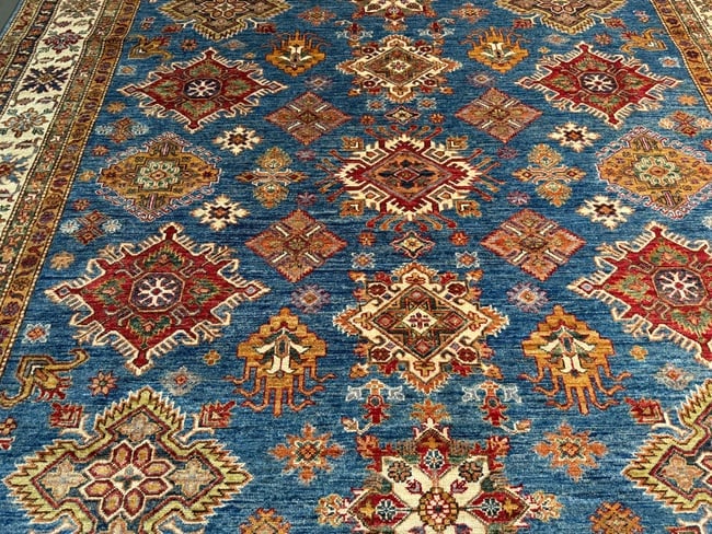 Magnificent Super Kazak Rug 7.9x9.9 - 3
