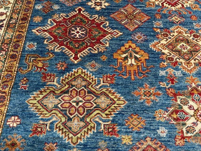 Magnificent Super Kazak Rug 7.9x9.9 - 4